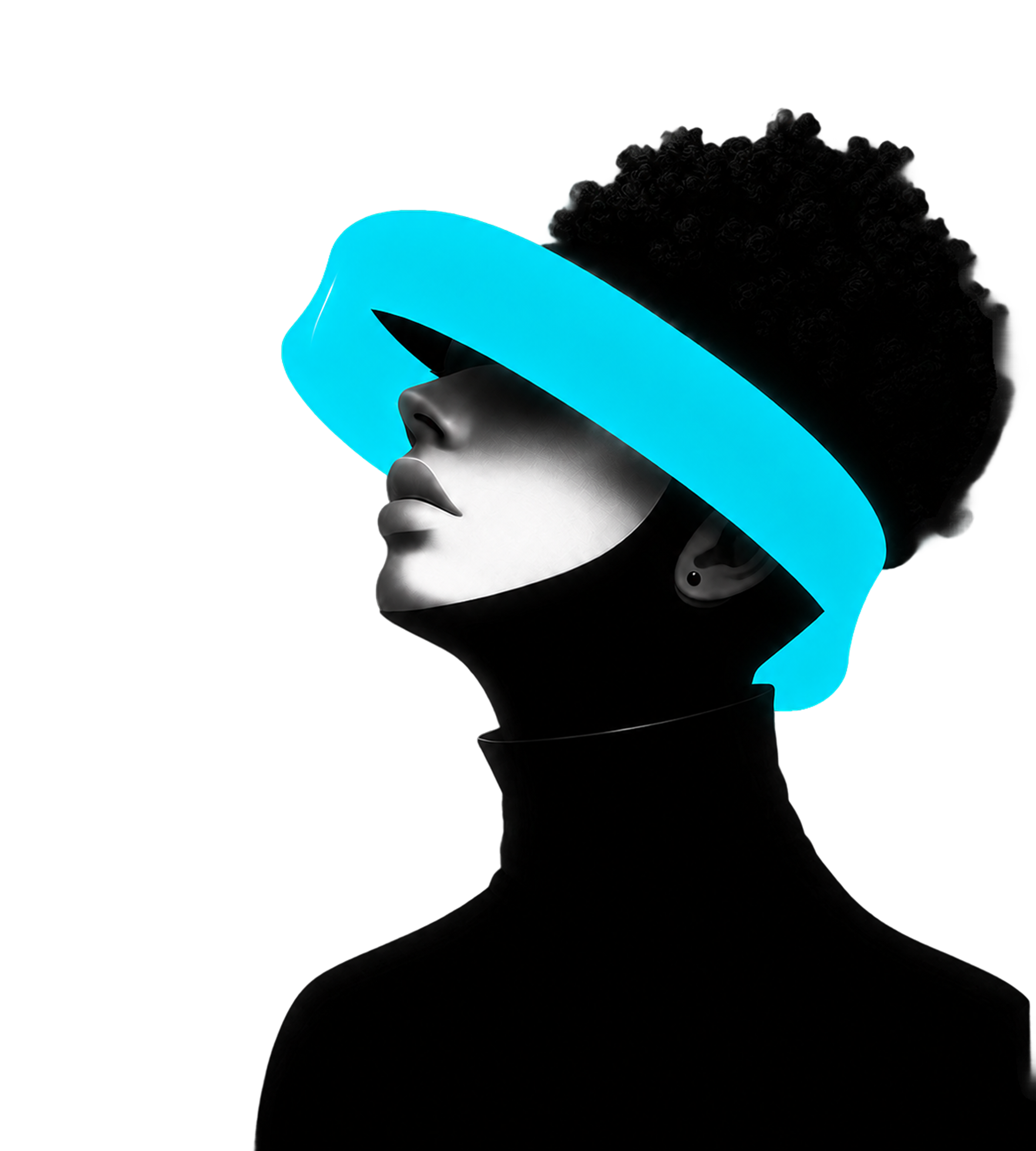 Premium digital marketing concept portrait